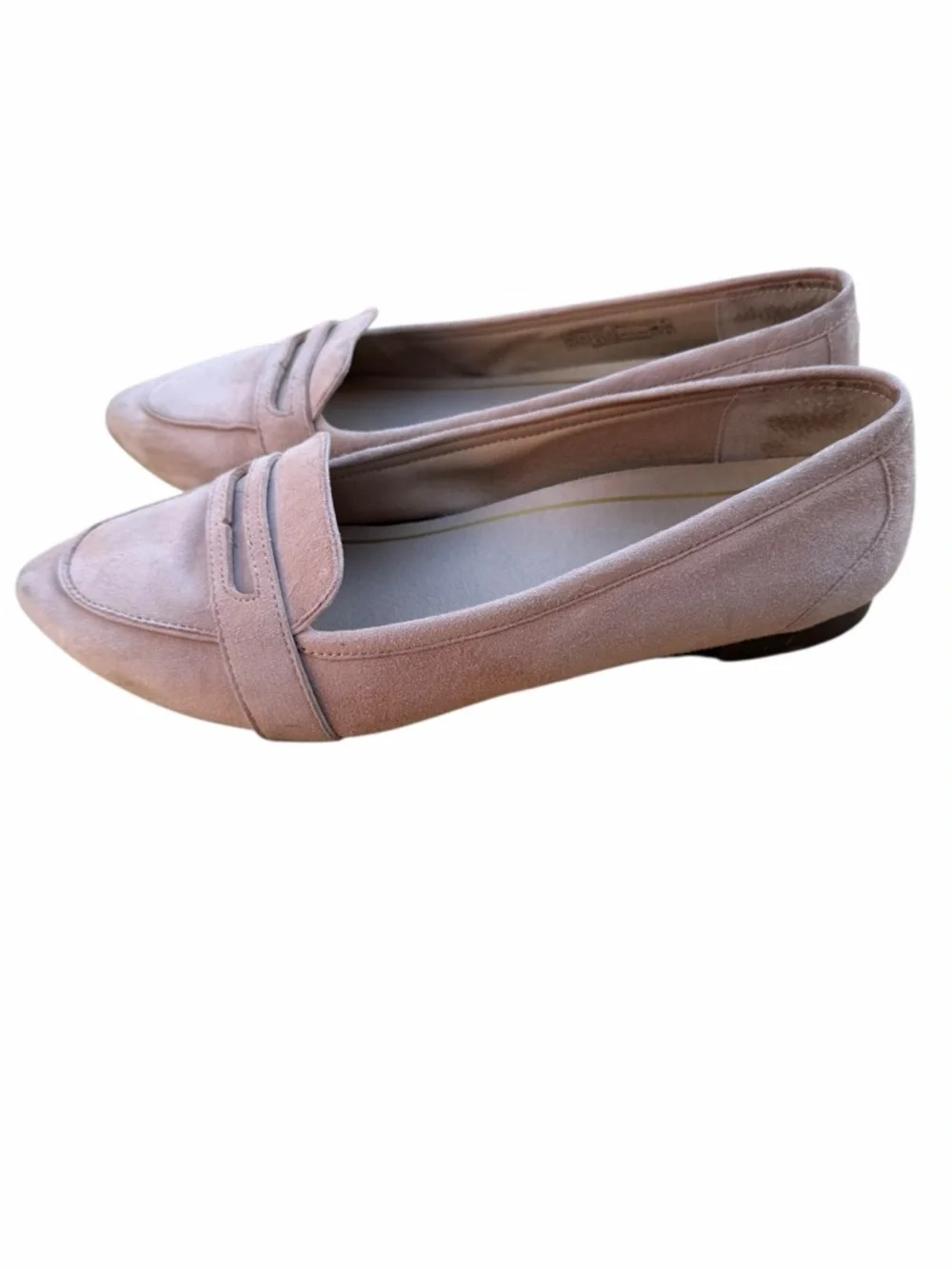 Vionic Savannah Suede Loafers Pointed Toe Comfort Flats 8.5 - Picture 4 of 6